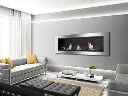 Ignis Ventless Bio Ethanol Fireplace Ardella with Safety Glass N4
