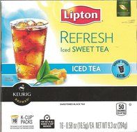 Lipton K-Cup Refresh Sweet Tea 16 ct N2