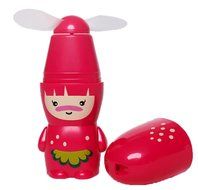 ANKKO Portable Lovely Fruit Style Mini Fan Battery-Operated Cooling Fan (Strawberry) N8