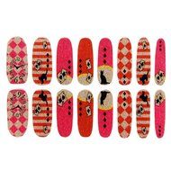 EVTECH(TM) 8 Pcs Colorful Gradient Nail Polish Strips 16 double-ended Nail Decals Strips Nail Art Tips Foils Sticker... N8