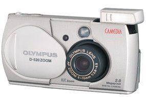 Olympus Camedia D-520 2MP Digital Camera w/ 3x Optical Zoom