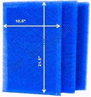 Dynamic Air Cleaner Replacement Filter Pads 12x24 Refills (3 Pack) N3