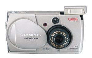Olympus Camedia D-520 2MP Digital Camera w/ 3x Optical Zoom N2