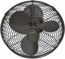 Matthews Fan Co KC-TB Kaye 17 in. Oscillating Wall Fan in Textured Bronze