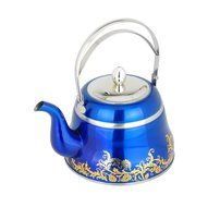 Stainless Steel Artistic Tea Coffee kettle, Capsulated Bottom, Removal Insert Infuser, Fold Down Handle, Colorful... N6