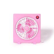 Summer Table USB Mini Fan For Home Office With 3 Rotary Vanes Desktop Electric Square Silent Rotate the Page Fan... N10