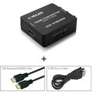 Cyelee 1080P HDMI to RCA Composite Video Audio Converter with HDMI Cable - 6 Feet(2 Meters) N10