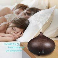 300ml Ultrasonic Cool Mist Humidifier ,Essential Oil Aromatherapy Diffuser with 7 Colors LED and Waterless Auto... N11