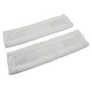 First4spares Cleaning Cloth Cover Pads for Karcher WV50, WV55 ,WV60, WV70 &amp; WV75 Window Vacuums (Pack of 2) N2