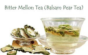 Bitter Mellon Tea - Balsam Pear - Chinese Tea - Herbal - Decaffeinated - Tea - Loose Tea - Loose Leaf Tea - 3oz N3