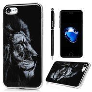 iPhone 7 Case (4.7 inch) - Shock-Absorption Soft TPU Rubber Skin Gel Bumper Ultra Thin Slim Fit Cute Colorful... N30