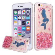 iPhone 6S Plus Case,iPhone 6/6S Plus Bling Glitter TPU Case,PHEZEN Mermaid Pattern Shiny Sparkling Glitter Flexible... N6