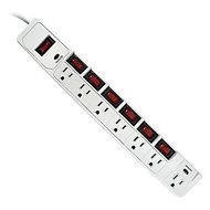 7 OUTLET SURGE PROTECTOR W/INDIVIDUAL SWITCHES N2