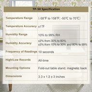 ThermoPro TP50 Hygrometer Thermometer Indoor Humidity Monitor with Temperature Gauge Humidity Meter N5