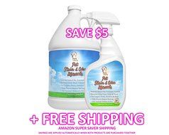 Pet Stain &amp; Odor Miracle - Enzyme Cleaner for Dog and Cat Urine, Feces, Vomit, Drool N4