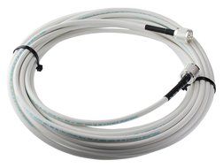 MPD Digital RG8x-W-PL259-65ft VHF Antenna Cable RF CB &amp; AIS Mini-8 Coaxial Jumper Silver Teflon PL-259 65' N6