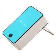 TOOGOO(R) Portable USB Rechargeable Mini No Leaves Handheld Air Conditioning Fan Color Blue N2