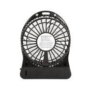 Portable Mini Table Fan with LED Light SiFree 3 Speeds Rechargeable Desktop Air Cooler (White) N2
