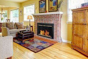 Pleasant Hearth AR-1020 Arrington Fireplace Glass Door, Black, Small N3