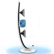 SOGAR Household Electric Fan Remote Control Mute Touch Multifunction Display Timing Three Tower Fan,Blue N4