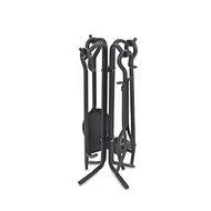 UniFlame F-1126 5-Piece Black Rustic Mini Fire Set perfect set for use with smaller fireplaces or stoves