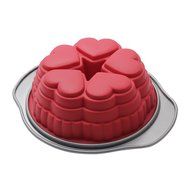 Generic DIY Silicone Cake Mold With Steel Frame Diameter 10 Inch