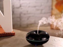 100ml Mini Essential Oil Diffuser Protable Cool Mist Humidifier Ultrasonic Aroma with 7 Color LED for Office Home... N10