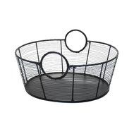 Minuteman International Handwoven Steel Woodbasket