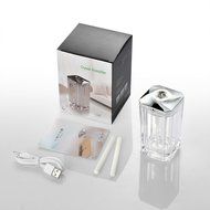 AGPtek Portable Mini Humidifier with Changing Color LED Crystal Glass for Ultrasonic Room, Bedrooms, Home and... N8