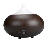 Alonea 300mlUltrasonic Home Aroma Humidifier Air Diffuser Mist Purifier Lonizer Atomize (Brown) N6