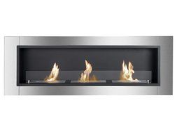Ignis Ventless Bio Ethanol Fireplace Ardella with Safety Glass N7