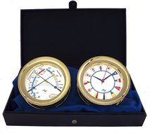 White Flag 5.85 Windlass Gift Set presented in a Leather Finish Felt Lined Gift Box with Clock and Comfort Meter N2