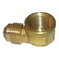 LASCO 17-5047 1/2-Inch Flare by 3/8-Inch Female Pipe Thread Brass 90-Degree Ell/Elbow by LASCO