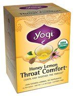 Yogi Honey Lemon Throat Comfort, 16 count N2