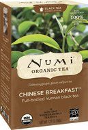 Numi Organic Tea Chinese Breakfast, Full Leaf Black Tea, 18 Count Tea Bags (Pack of 3) N5