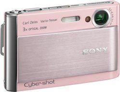 Sony Cybershot DSC-T70 8.1MP Digital Camera with 3x Optical Zoom with Super Steady Shot Image Stabilization (Black)
