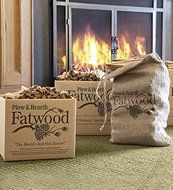 Resin Rich Fatwood Fast Fire Starting Kindling Sticks, 100% All Natural Fat Wood Fire Starter Loaded with Organic... N2