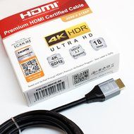 Tera Grand - Premium HDMI Certified 2.0 Cable with Aluminum housing, Supports 4K HDR UltraHD, 18 Gbps, 4K/60Hz... N4