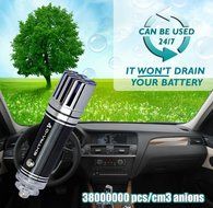 EXTRA-O Car Air Purifier Ionizer with Home 12V Adapter - Removes Cigarette Smoke, Bacteria, Odor Smell - Helps... N3