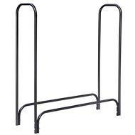World Pride Heavy Duty Steel Firewood Log Rack Wood Storage Holder Black (8-Feet Outdoor Log Rack) N3