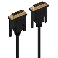 DVI Cable, Rankie DVI to DVI Monitor Cable Male to Male - 6 Feet (Black) - R1350