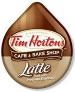TIM HORTON'S LATTE TASSIMO 16 COUNT T-DISCS