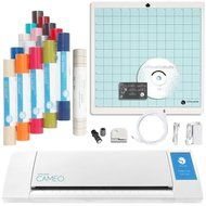 Silhouette America Cameo II Touch Screen with 4 Vinyl Rolls &amp; Transfer Tape Bundle