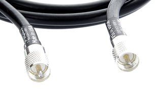 Times Microwave LMR400-PL259-UHF-25 Times Microwave LMR-400 Coax Ham or CB Radio Jumper Antenna UHF VHF HF Coax...