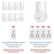 Etekcity Wireless Remote Control Electrical Outlet Switch for Household Appliances, White (Learning Code, 1Rx-... N3