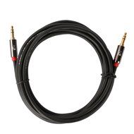 Super HD 3.5mm Aux Stereo Audio Cable Angled Male Type 24K Gold Plated Step Down Design Metal Connectors with... N5