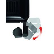 Electric Portable Heater Safeheat Features 1500-Watt Oil-Filled Radiator, adjustable thermostat and Patented Vertical... N2