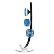 SOGAR Household Electric Fan Remote Control Mute Touch Multifunction Display Timing Three Tower Fan,Blue N5