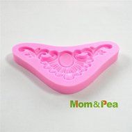 Mom&amp;pea 0516 Corner Flower Shaped Silicone Mould for Fondant Cake Sugar Paste Cake Decoration 3d Cake Toppers... N5