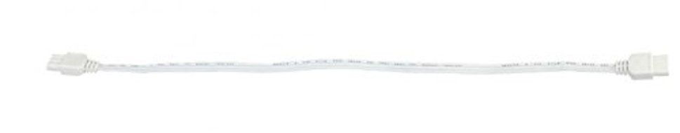 Vaxcel X0018 Smart Lighting Low Profile Under Cabinet Linking Cable, 24&quot;, White Finish N3